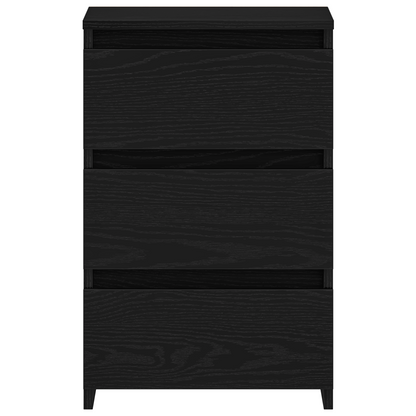 Sengestel Sort Eg 40X35X62,5 Cm Konstrueret Træ