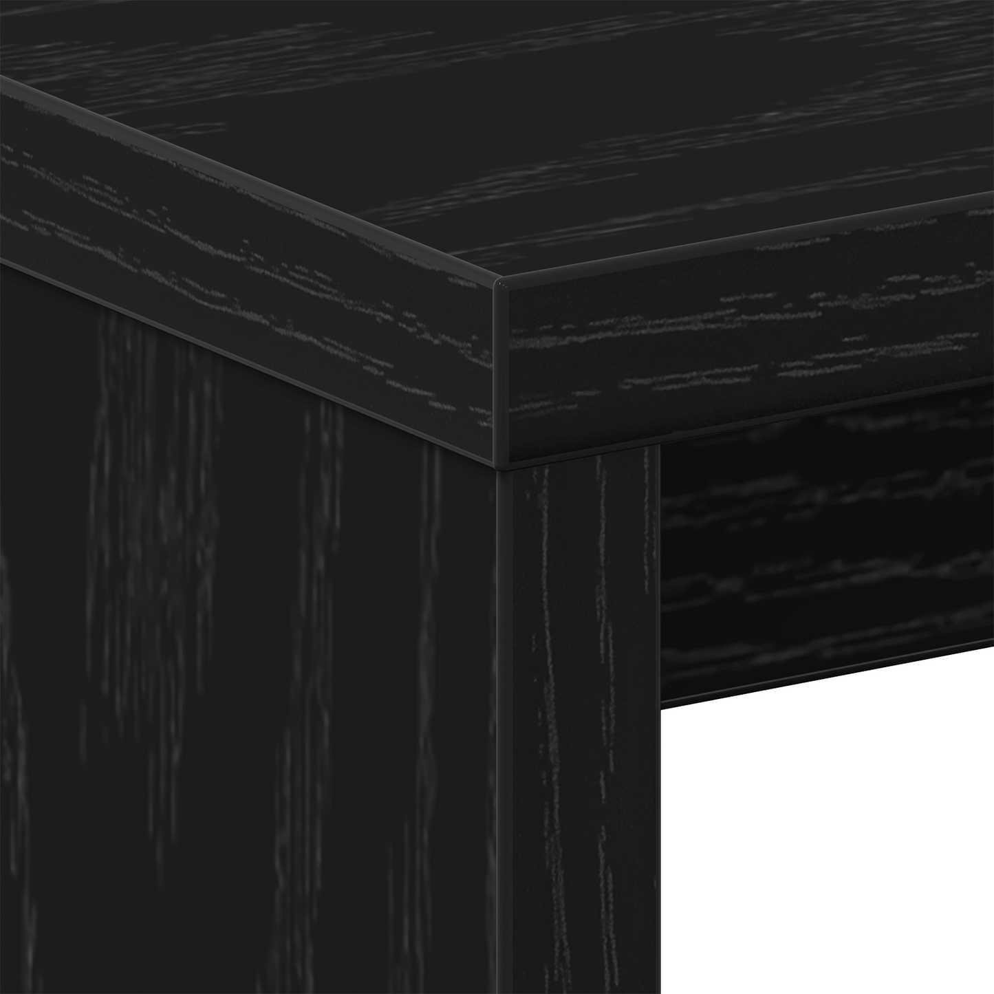 Sengeborde 2 Stk Sort Eg 40X30X40 Cm