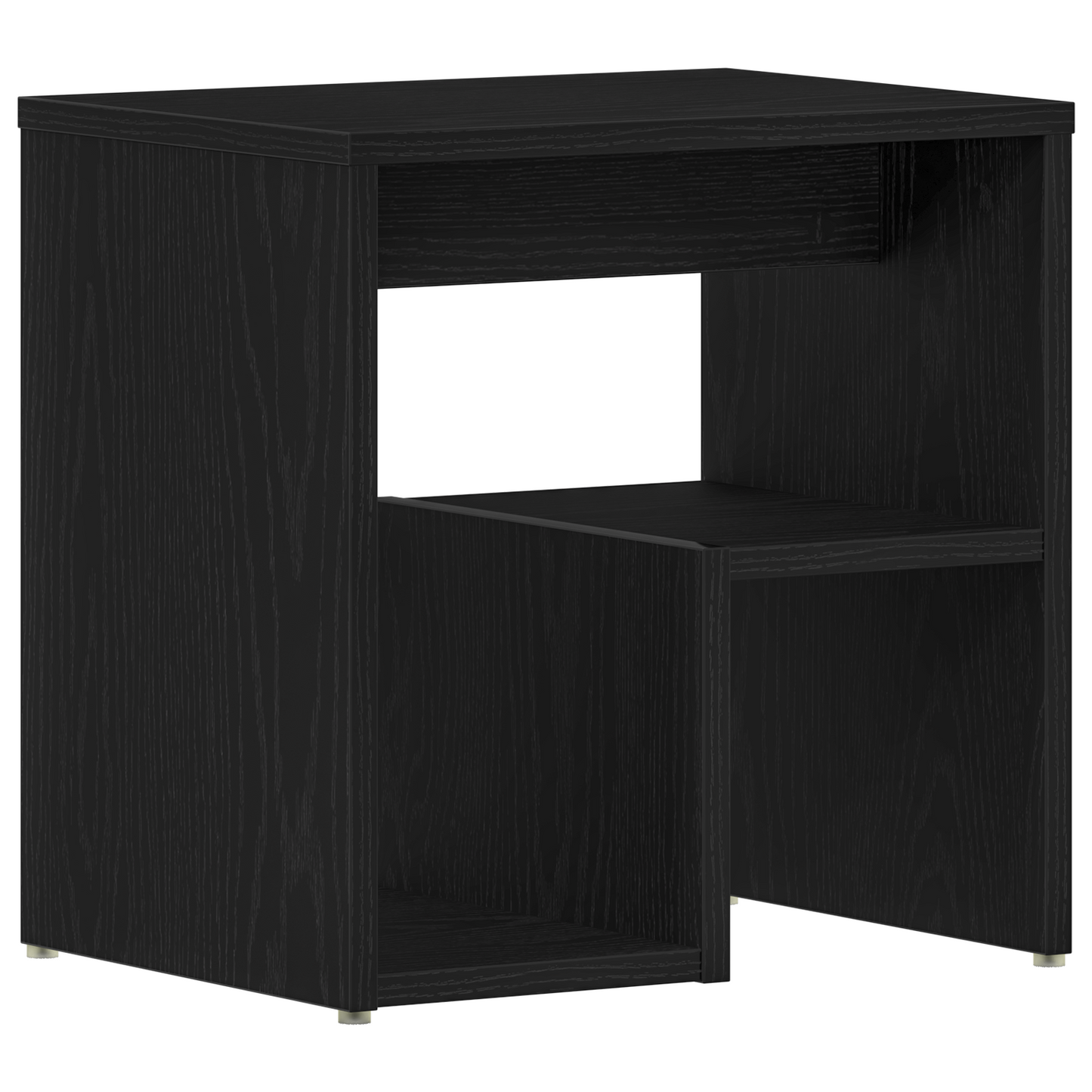 Sengeborde 2 Stk Sort Eg 40X30X40 Cm