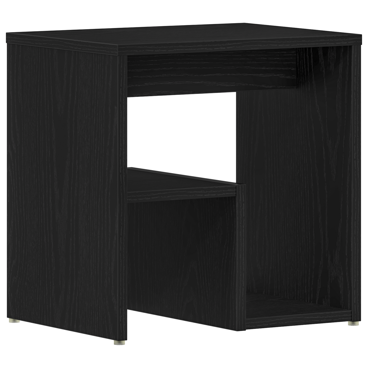 Sengeborde 2 Stk Sort Eg 40X30X40 Cm