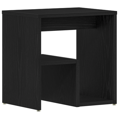 Sengeborde 2 Stk Sort Eg 40X30X40 Cm