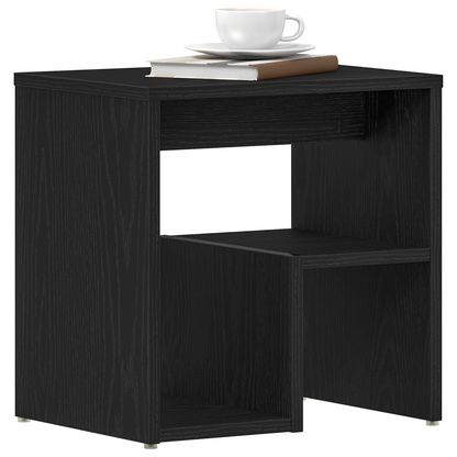 Sengeborde 2 Stk Sort Eg 40X30X40 Cm
