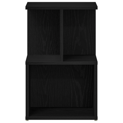 Sengeborde 2 Stk Sort Eg 35X35X55 Cm Constricted Wood