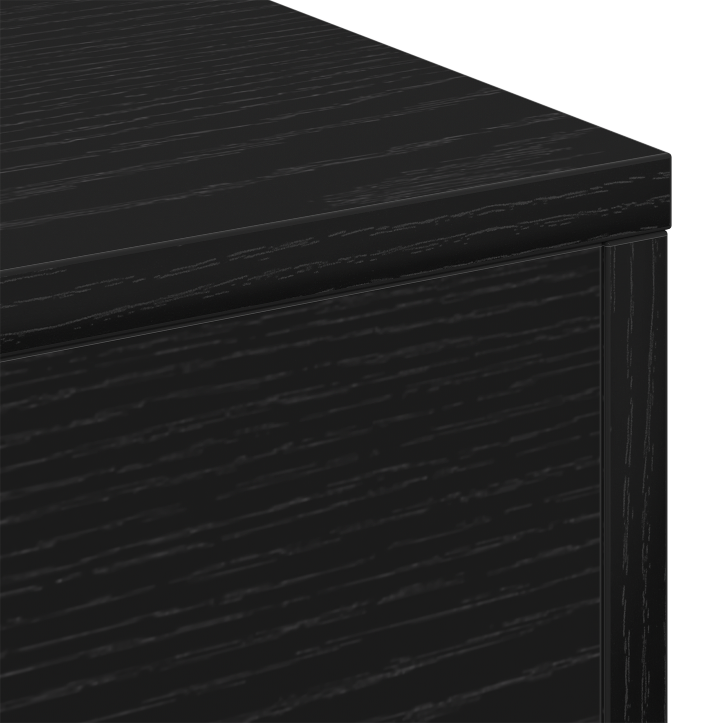 Kaffebord Sort Eg 96X50X45 Cm Lavet Af Træ