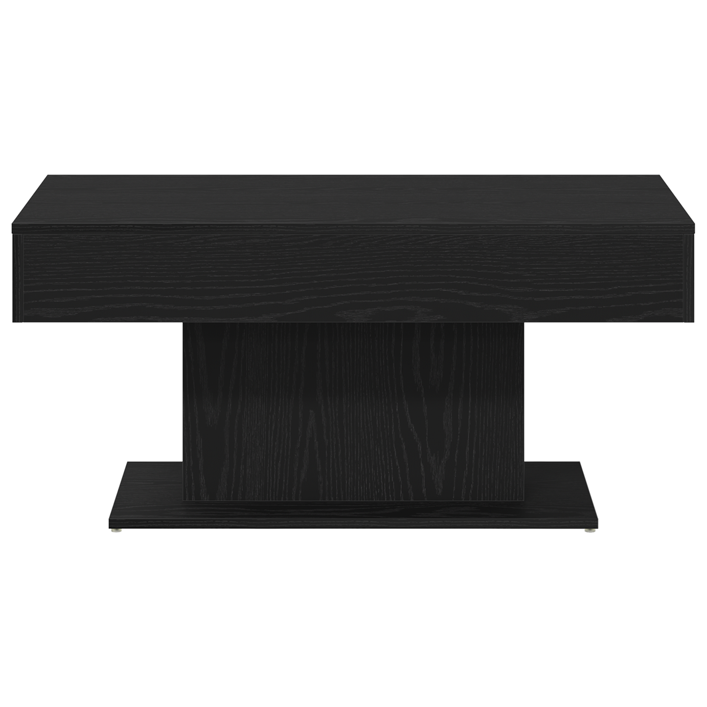 Kaffebord Sort Eg 96X50X45 Cm Lavet Af Træ