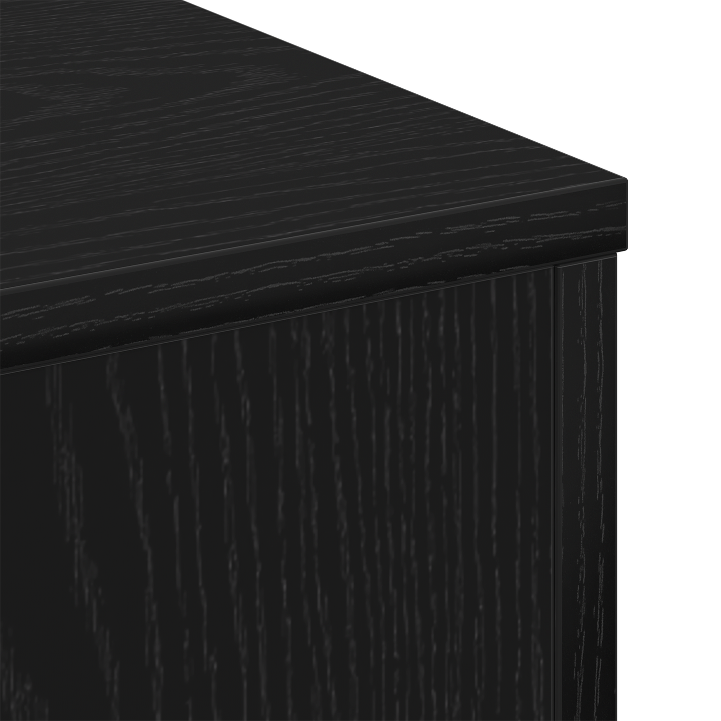 Kaffebord I Sort Eg 60X60X31,5 Cm I Konstrueret Træ