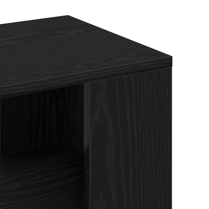 Sidebord Sort Eg 36X30X56 Cm Konstrueret Træ