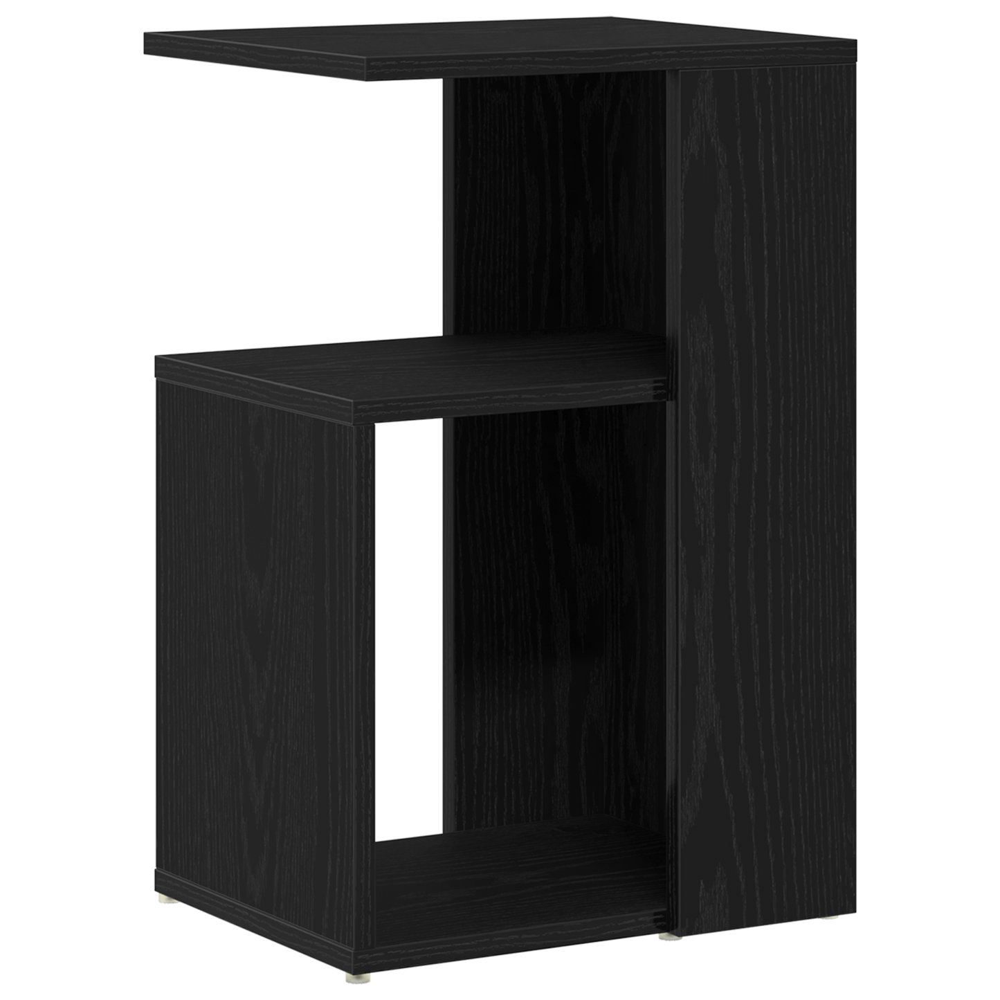 Sidebord Sort Eg 36X30X56 Cm Konstrueret Træ