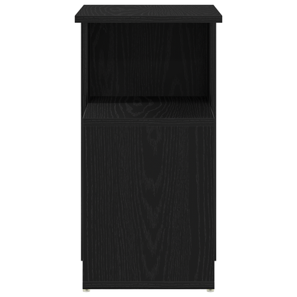 Sidebord Sort Eg 36X30X56 Cm Konstrueret Træ