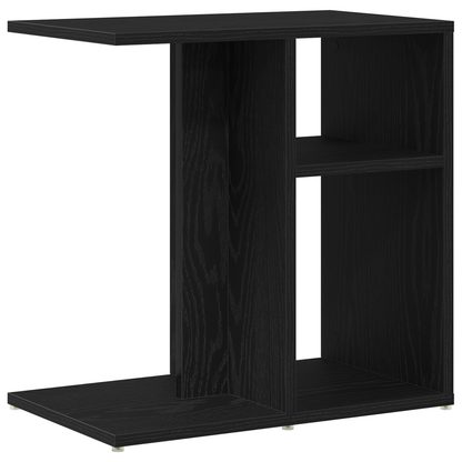 Sidebord, Sort Eg, 50X30X50 Cm, Konstrueret Træ