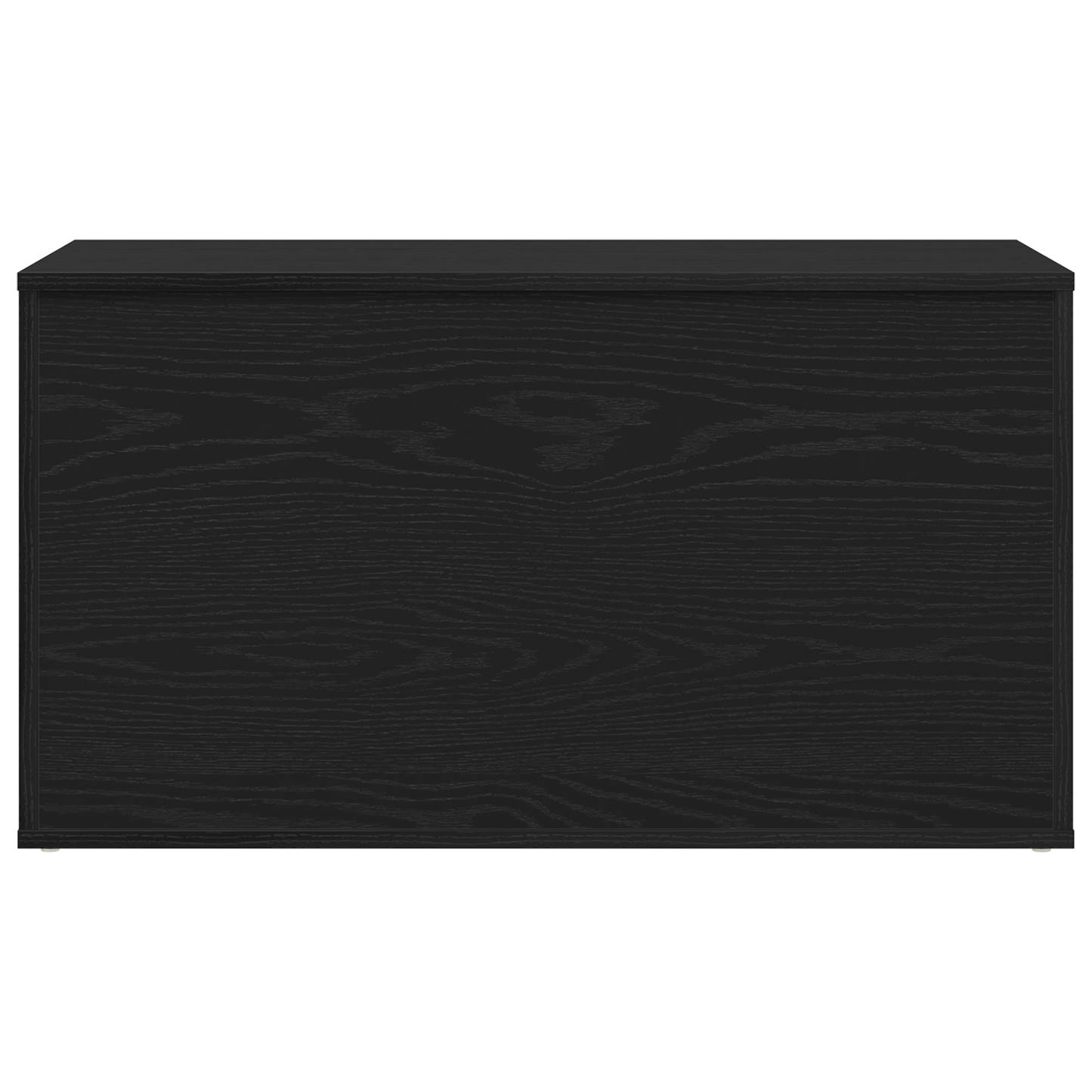 Opbevaringskasse Sort Eg 84 X 42 X 46 Cm Konstrueret Træ