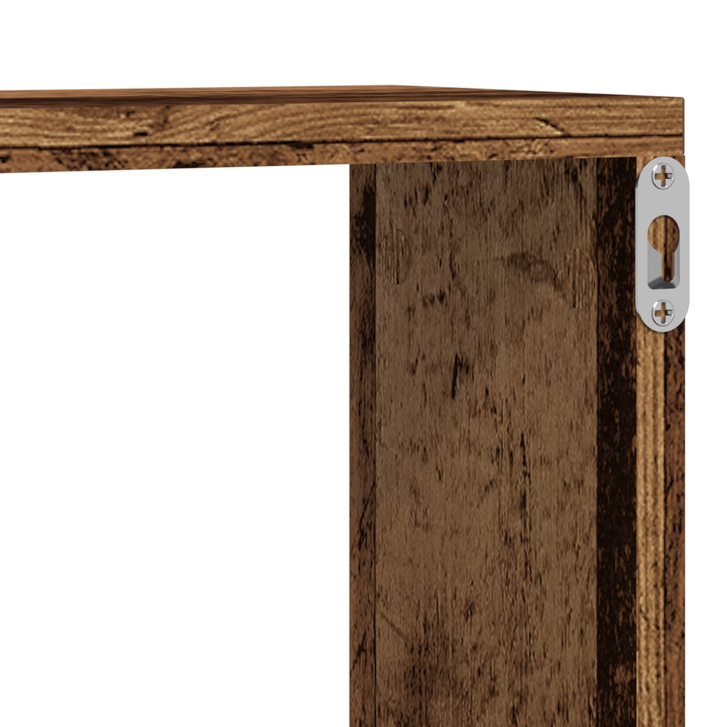 Væghylder 4 Stk Gammelt Træ 80X15X26 Cm Konstrueret Træ