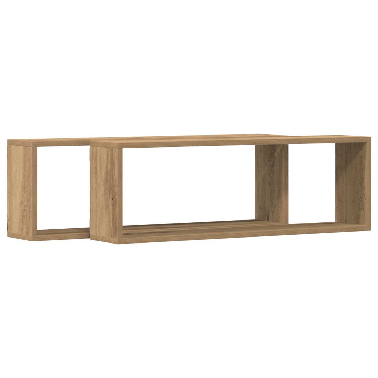 Væghylder 2 Stk Artisan Eg 80X15X26 Cm Lavet Af Træ
