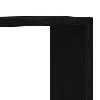 Sort Eg Vægskab 76X15X53 Cm Lavet Af Konstrueret Træ
