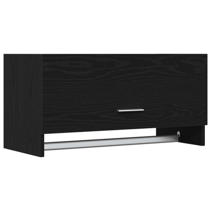 Garderobe Sort Eg 70X32,5X35 Cm - Bygget I Træ