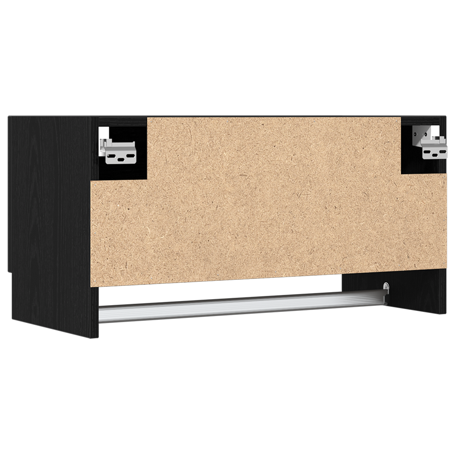 Garderobe Sort Eg 70X32,5X35 Cm - Bygget I Træ