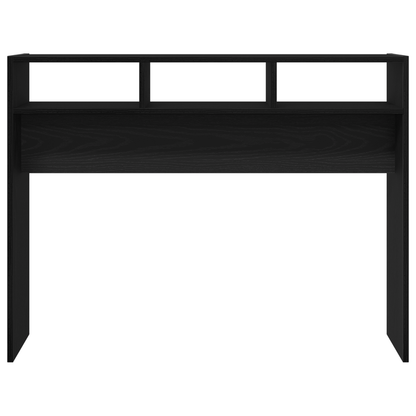 Konsolbord I Sort Eg 105X30X80 Cm Ingeniørtræ