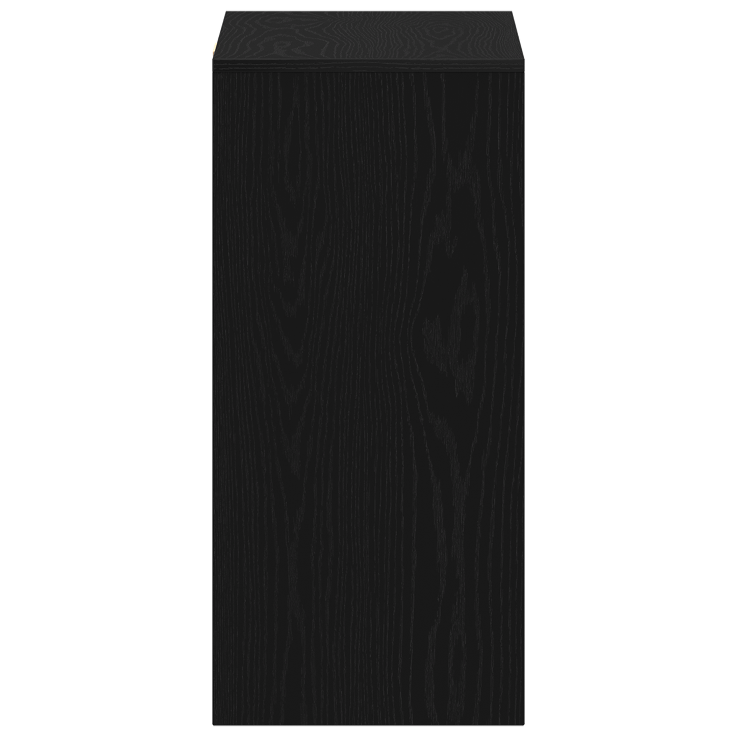 Skrivebord I Sort Eg 102,5X35X75 Cm - Konstrueret Træ