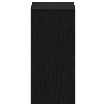 Skrivebord I Sort Eg 102,5X35X75 Cm - Konstrueret Træ