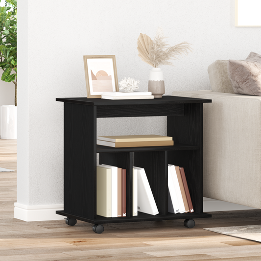 Rullebord Sort Eg 60X45X55 Cm Lavet Af Træ