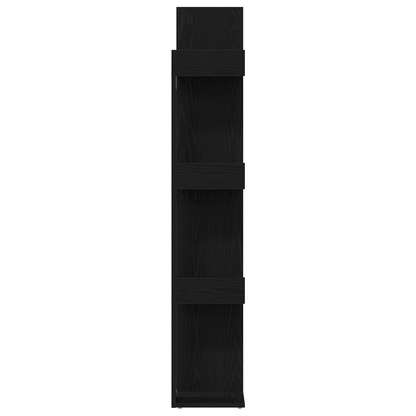 Bogreol Sort Eg 48 X 25.5 X 140 Cm Konstrueret Træ