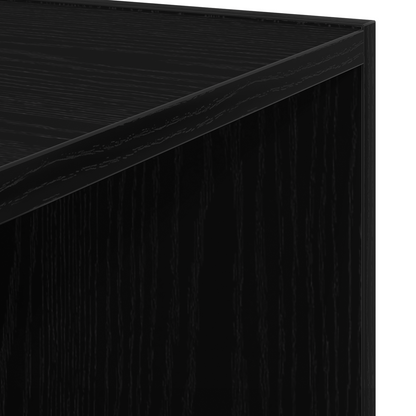 Sidebord Sort Eg 33X33X34,5 Cm Konstrueret Træ