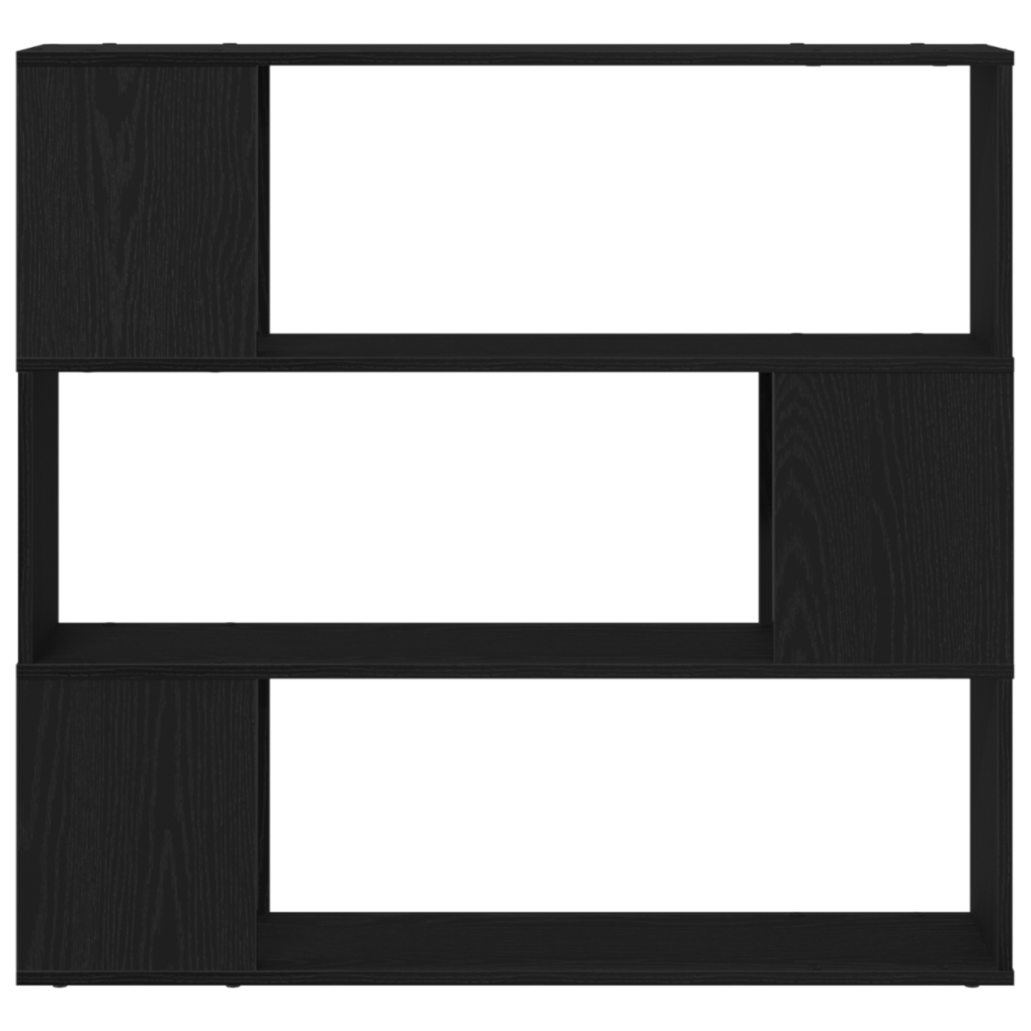 Underholdningscenter Sort 100 X 24 X 94 Cm Konstrueret Træ