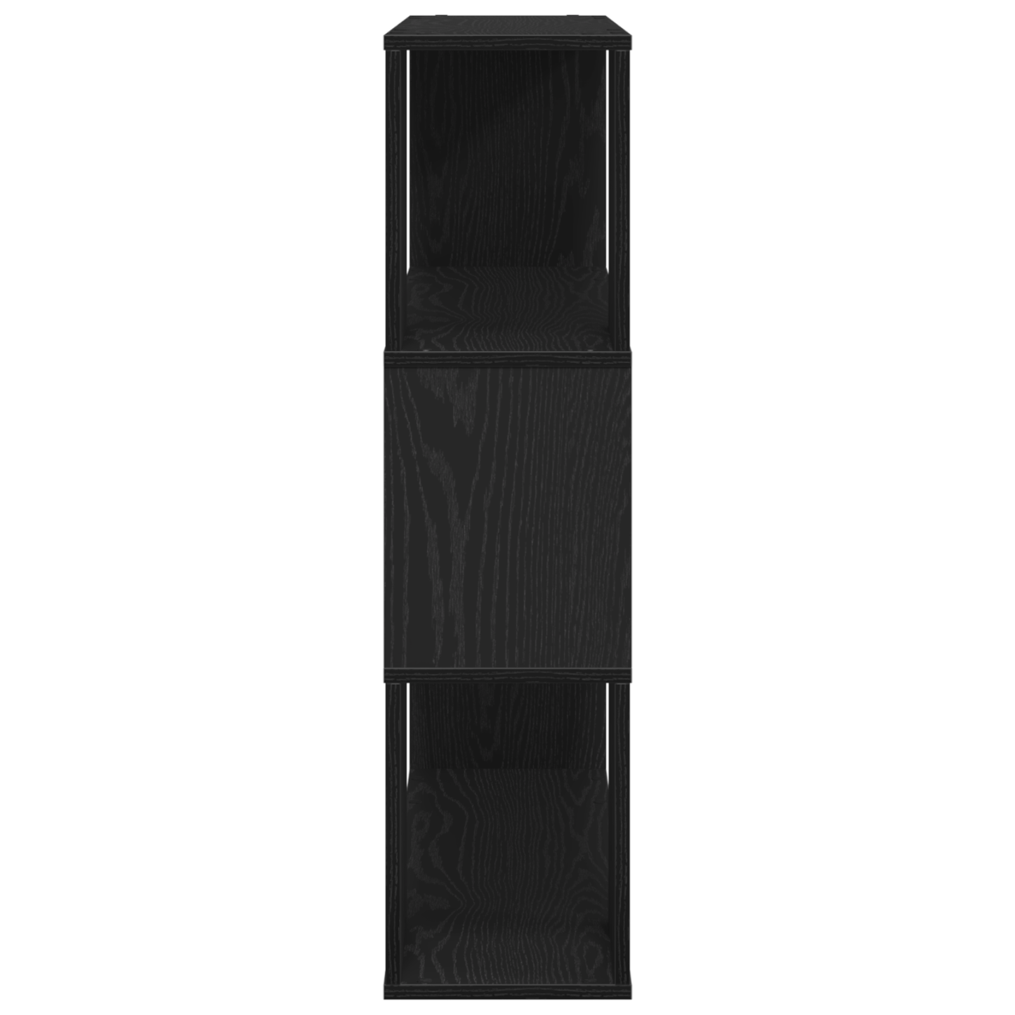 Underholdningscenter Sort 100 X 24 X 94 Cm Konstrueret Træ