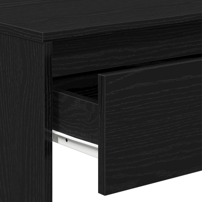 Sort Eg Konsolbord - 100X35X76.5 Cm - Konstrueret Træ
