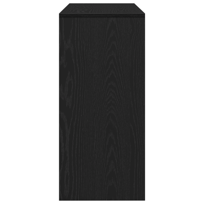 Sort Eg Konsolbord - 100X35X76.5 Cm - Konstrueret Træ