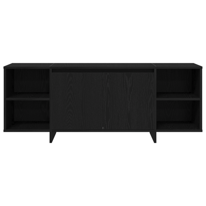 Tv-Bord Sort 120 X 30 X 40.5 Cm Konstrueret Træ