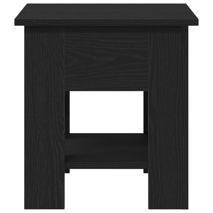 Sofabord Sort Eg 40X40X42 Cm Konstrueret Træ