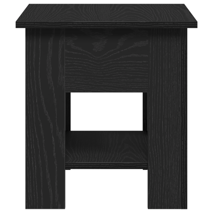 Sofabord Sort Eg 40X40X42 Cm Konstrueret Træ