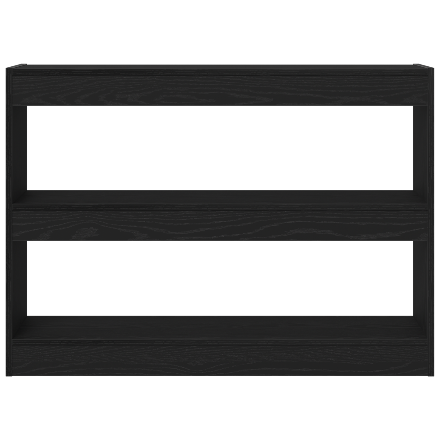 Bogreol Sort Eg 100 X 30 X 72 Cm Konstrueret Træ