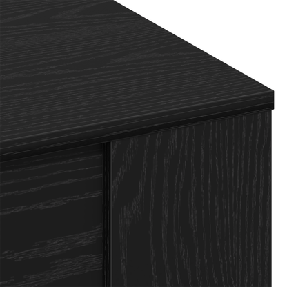 Kaffebord I Sort Eg 102X55X45 Cm I Træ