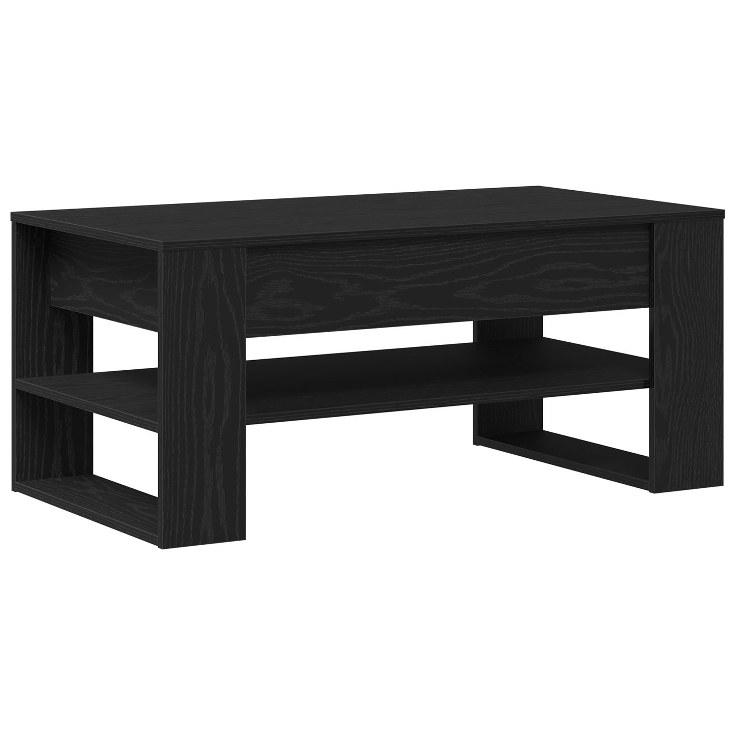 Kaffebord I Sort Eg 102X55X45 Cm I Træ