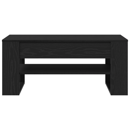 Kaffebord I Sort Eg 102X55X45 Cm I Træ