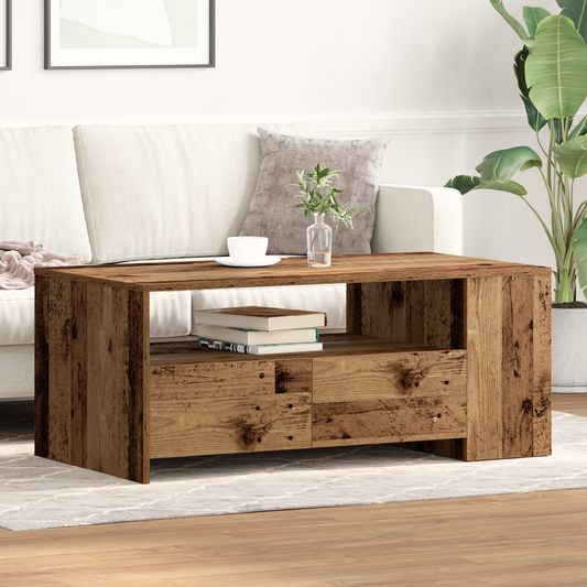 Kaffebord Gammelt Træ 102X55X43,5 Cm Ingeniørtræ