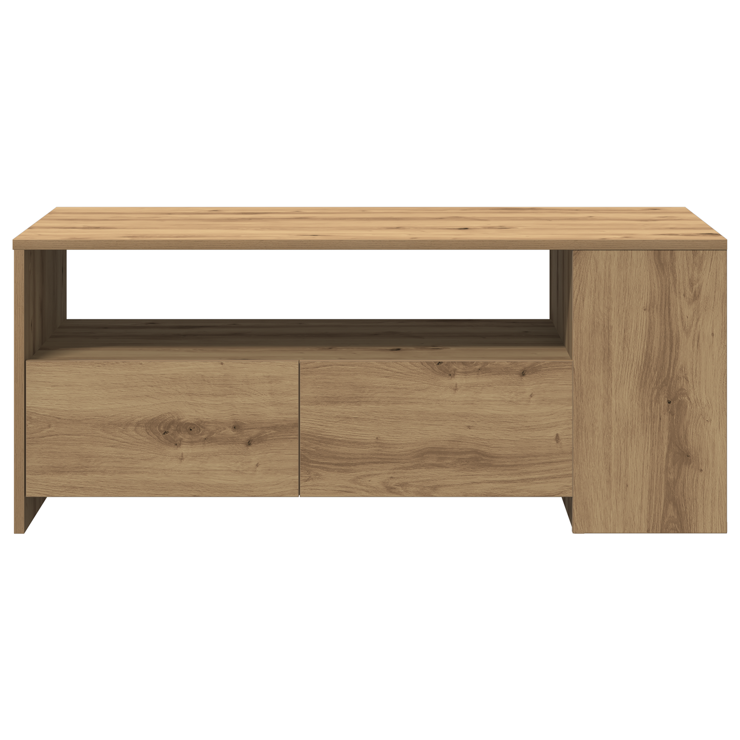 Kaffebord - Artisan Eg - 102X55X43.5 Cm - Lavet Af Konstrueret Træ