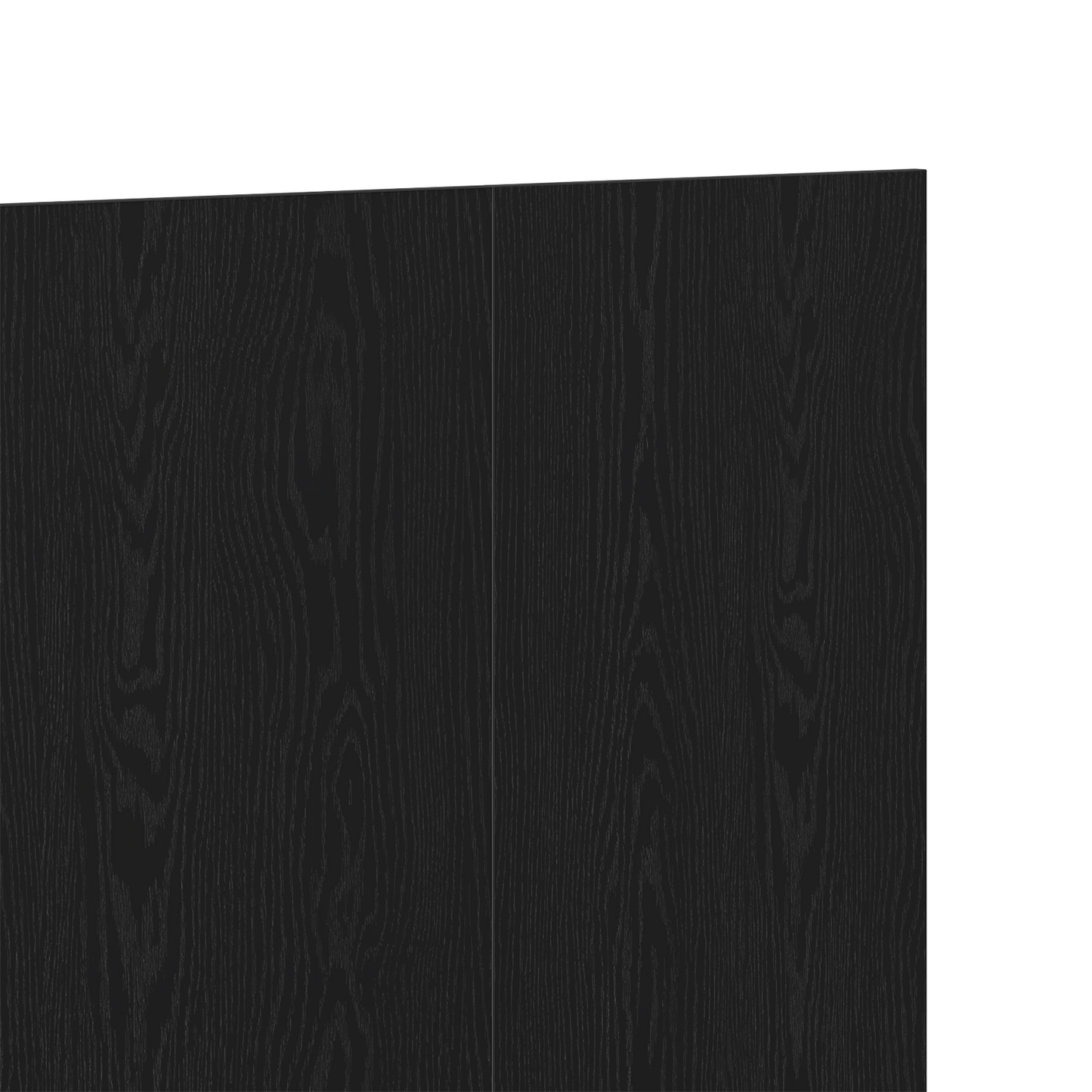 Hovedgavl Sort Eg 160X1,5X80 Cm Ingeniørtræ