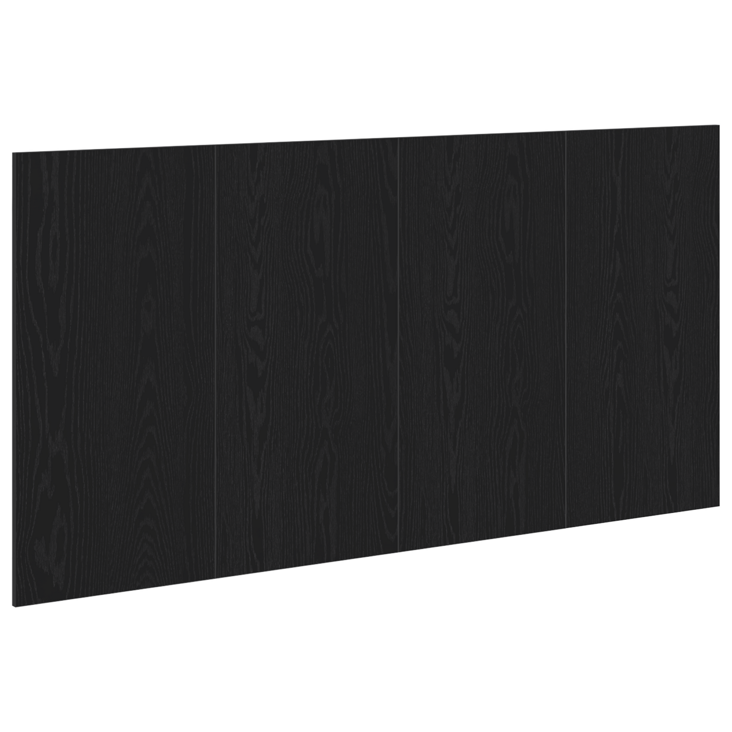 Hovedgavl Sort Eg 160X1,5X80 Cm Ingeniørtræ