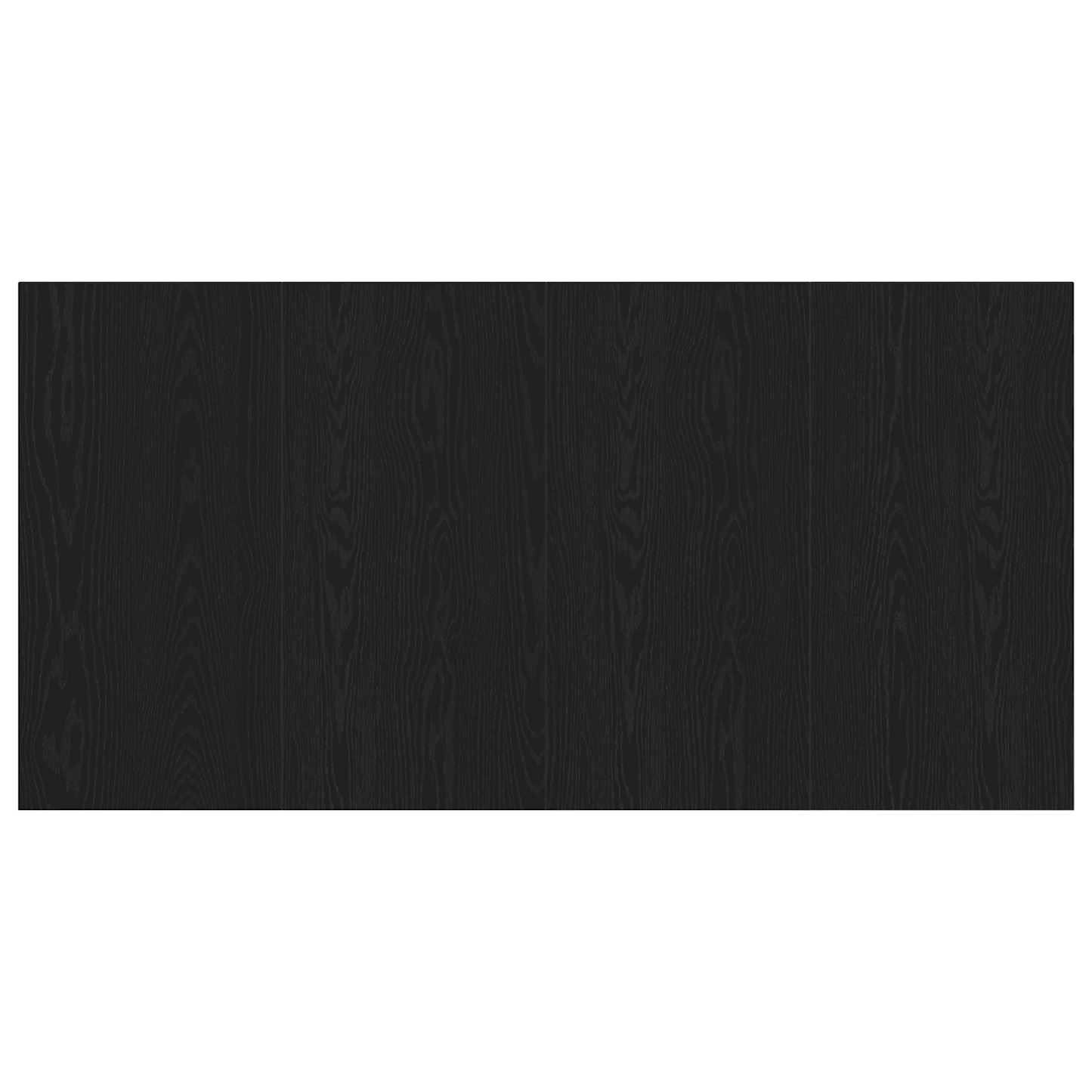 Hovedgavl Sort Eg 160X1,5X80 Cm Ingeniørtræ
