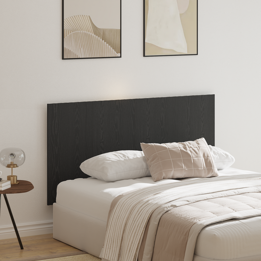 Hovedgavl Sort Eg 160X1,5X80 Cm Ingeniørtræ