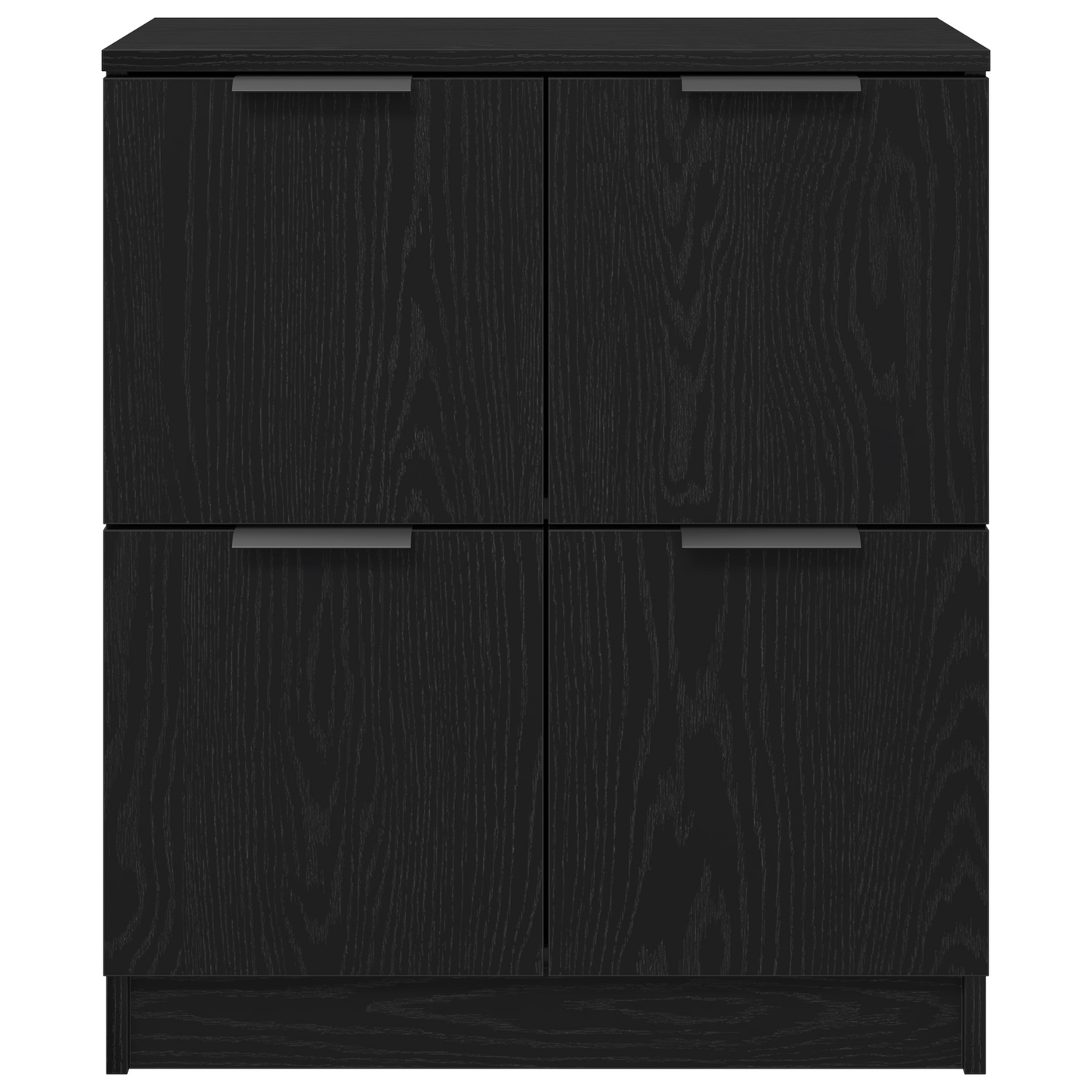 Sideboard Sort 60 X 30 X 70 Cm Konstrueret Træ