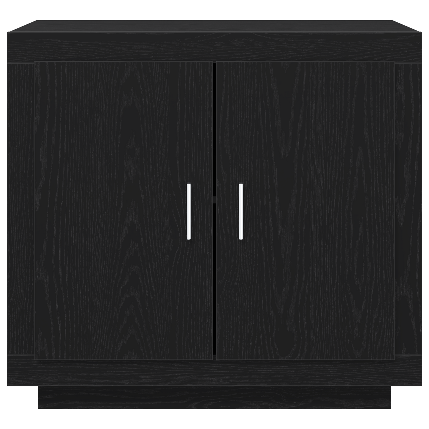 Sideboard Sort 80 X 40 X 75 Cm Konstrueret Træ