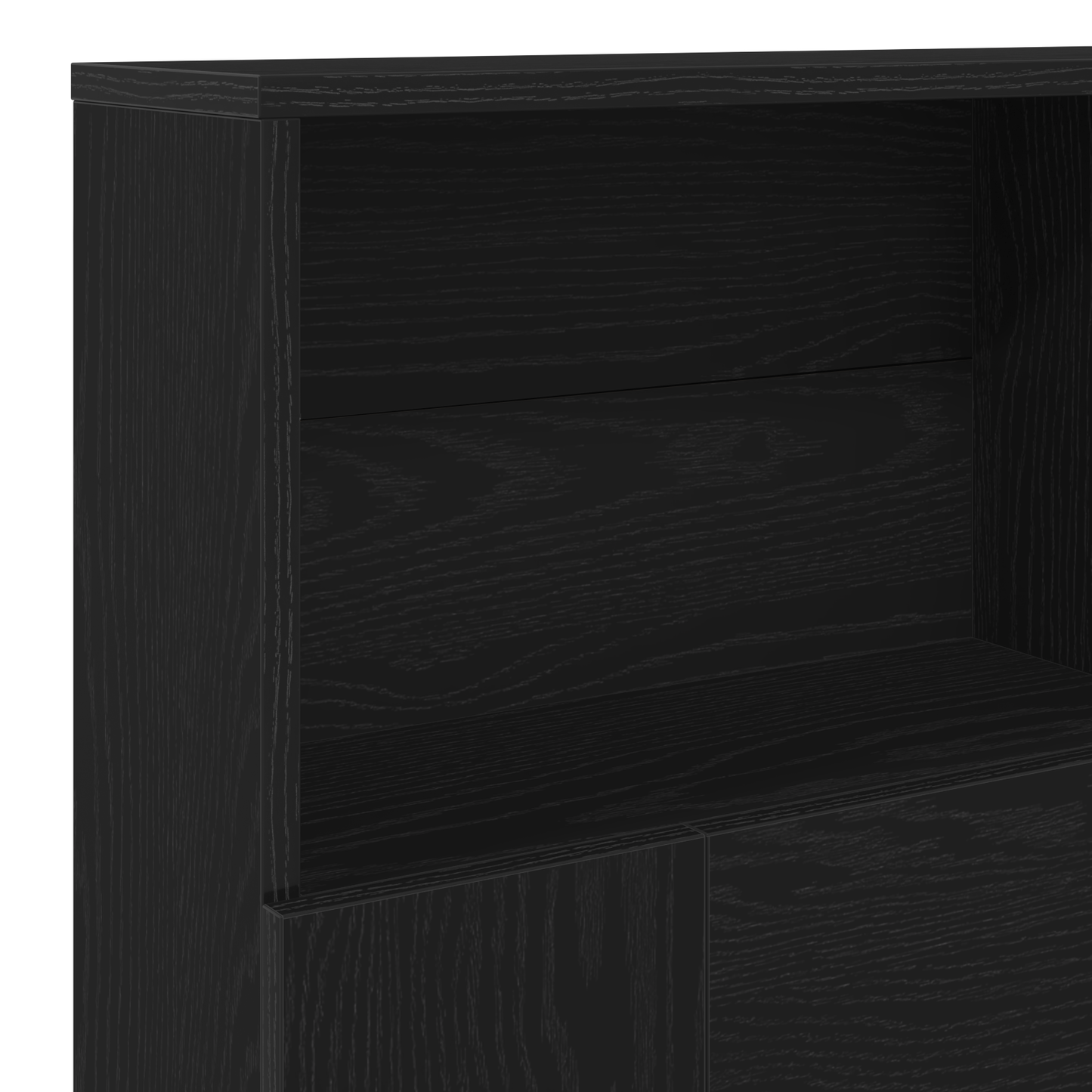 Hovedgærd Kabinet Sort Eg 180X19X103,5 Cm