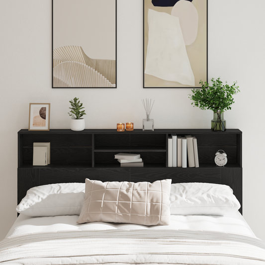 Hovedgærd Kabinet Sort Eg 180X19X103,5 Cm