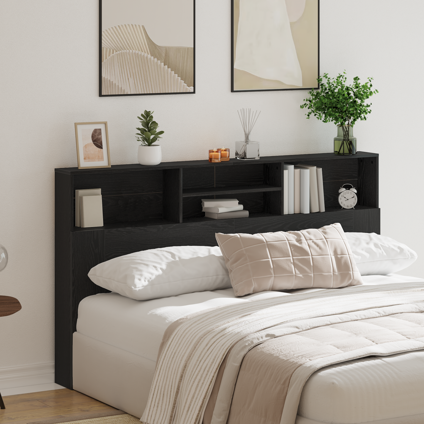 Hovedgærd Kabinet Sort Eg 180X19X103,5 Cm