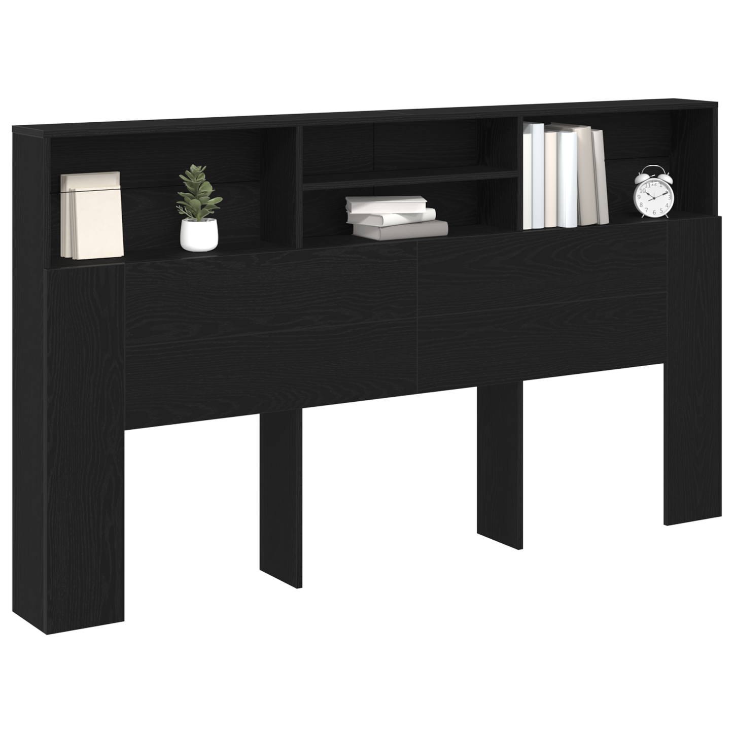 Hovedgærd Kabinet Sort Eg 180X19X103,5 Cm