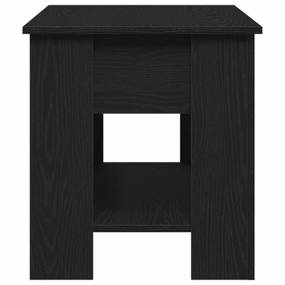 Sort Eg Kaffebord - 101X49X52 Cm Lavet Af Konstrueret Træ